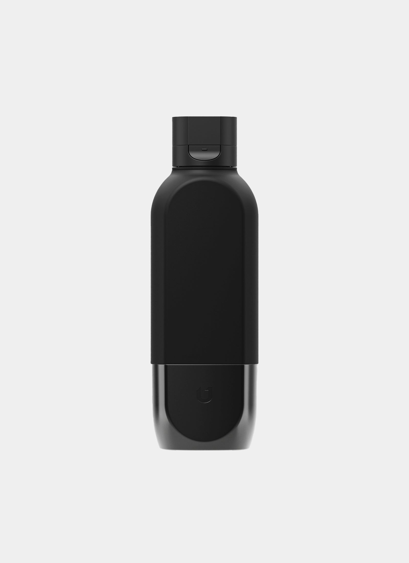 Unit 1 Torch Water Bottle Charcoal Black