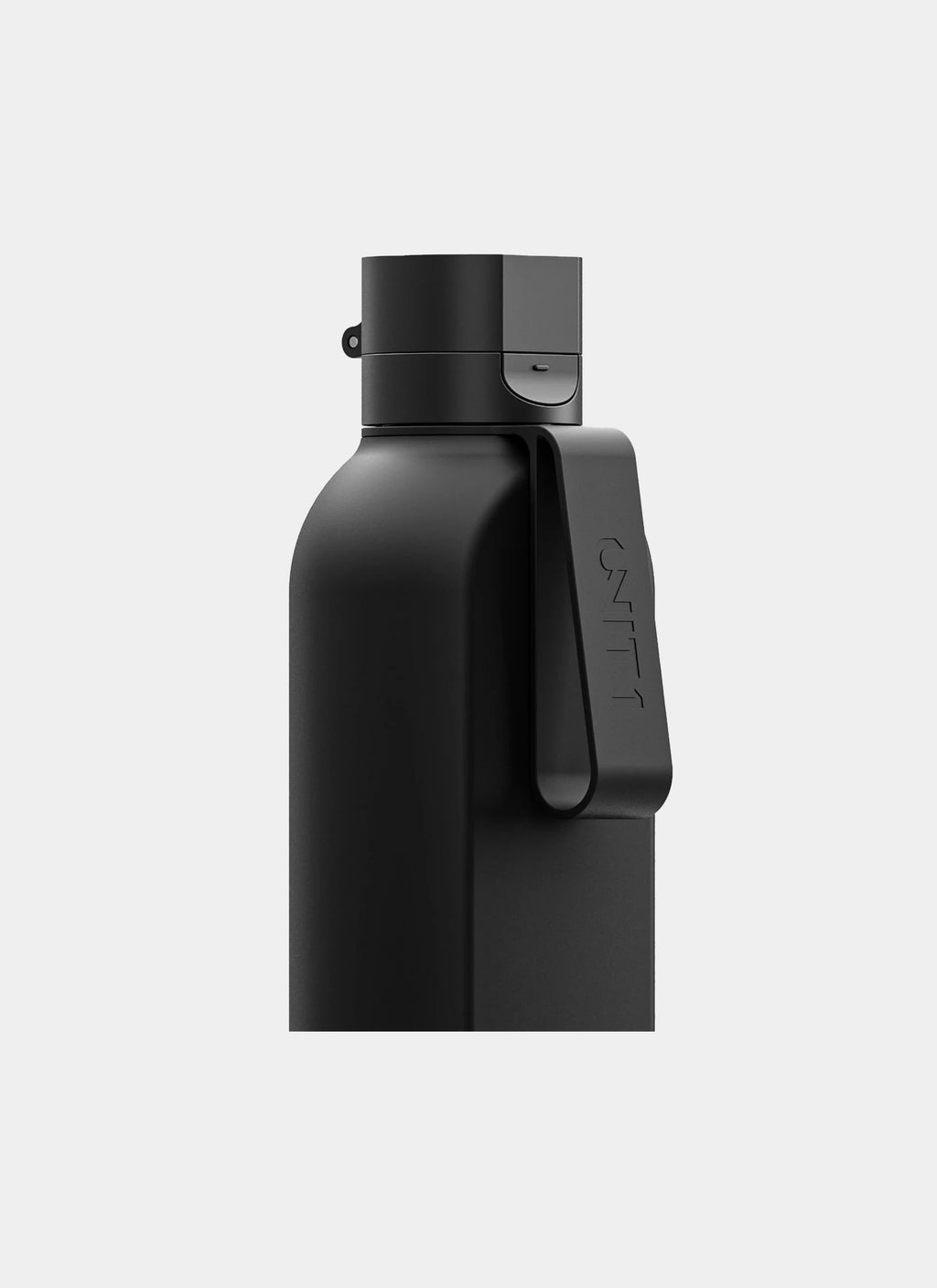 Unit 1 Torch Water Bottle Charcoal Black